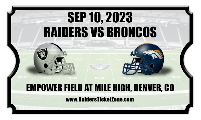 2023 Raiders Vs Broncos