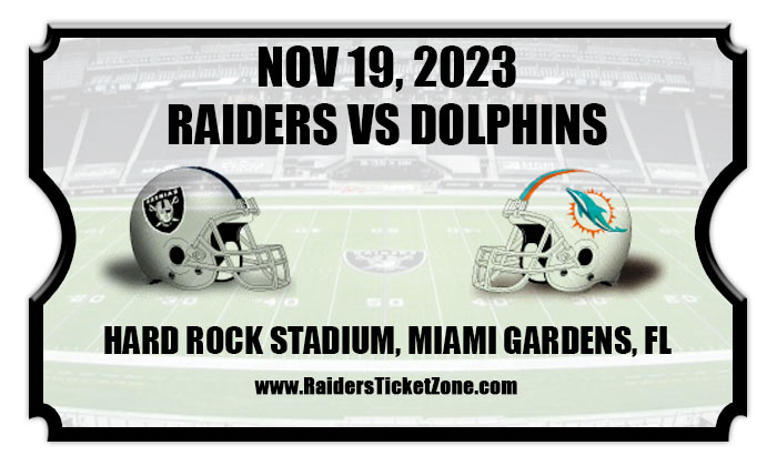 2023 Raiders Vs Dolphins