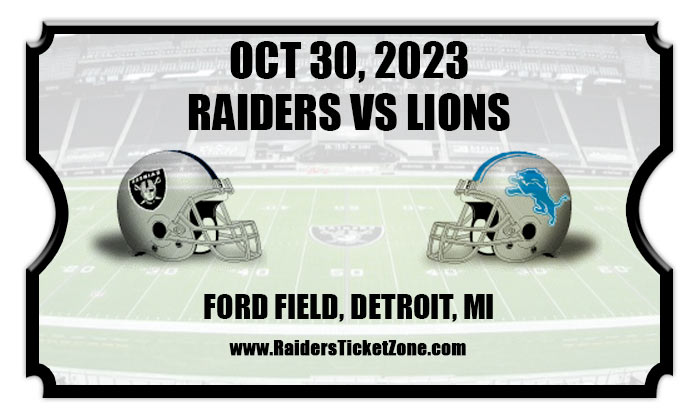 2023 Raiders Vs Lions