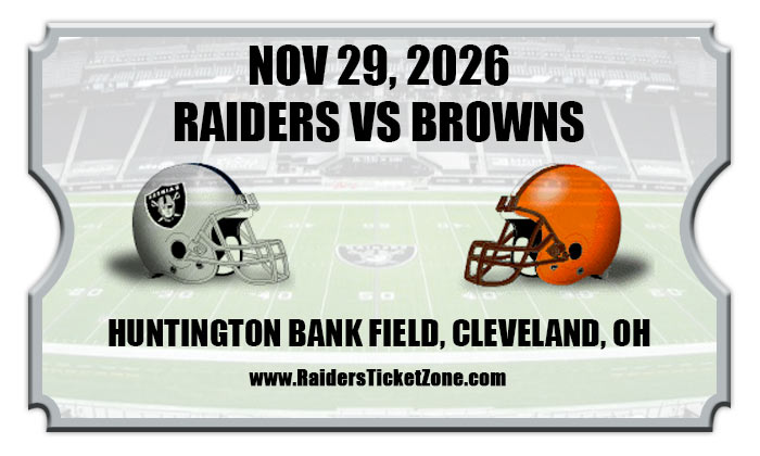 2026 Raiders Vs Browns