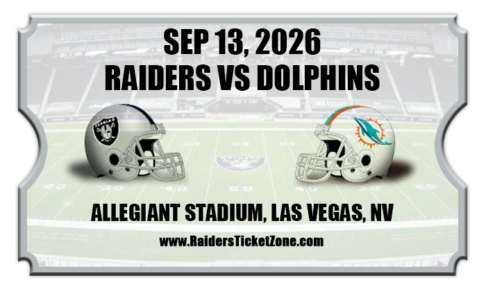 2026 Raiders Vs Dolphins