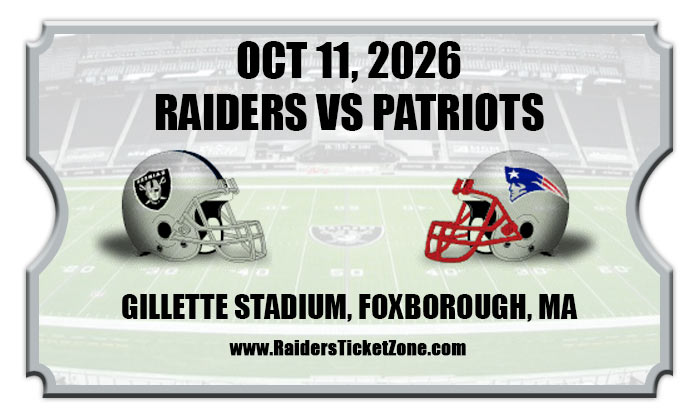 2026 Raiders Vs Patriots